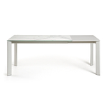 Стол Atta 160 (220) x90 керамика белый