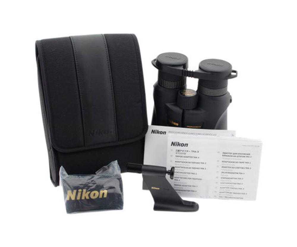 комплект поставки биноклей серии Monarch 5