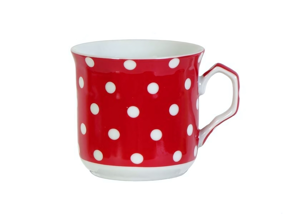 Кружка 300мл Красный горох (47988)