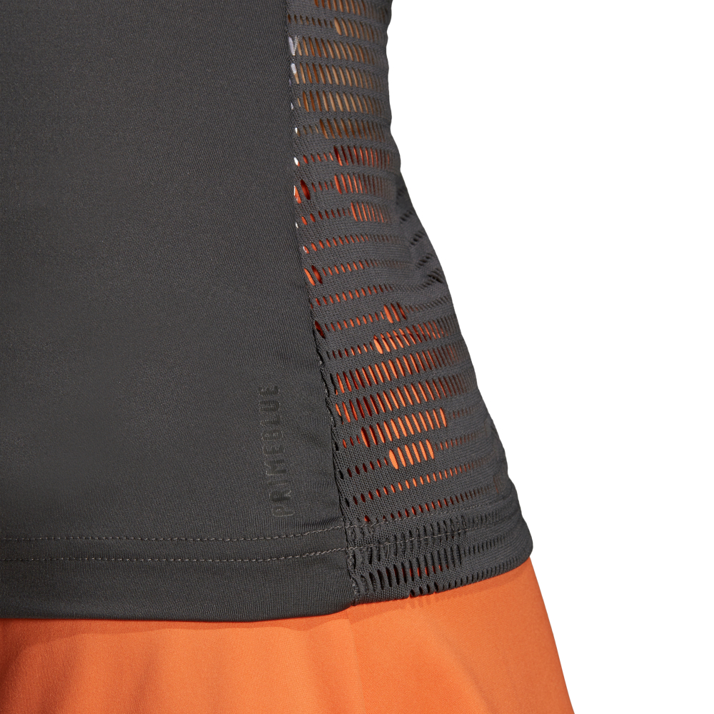 Женский топ теннисный Adidas Y-Tank Primeblue Tank Top Women - серый