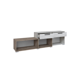 Альберо Тумба ТВ дуб крафт серый/дуб крафт белый