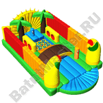 Коммерческий надувной батут "Попугай 2"