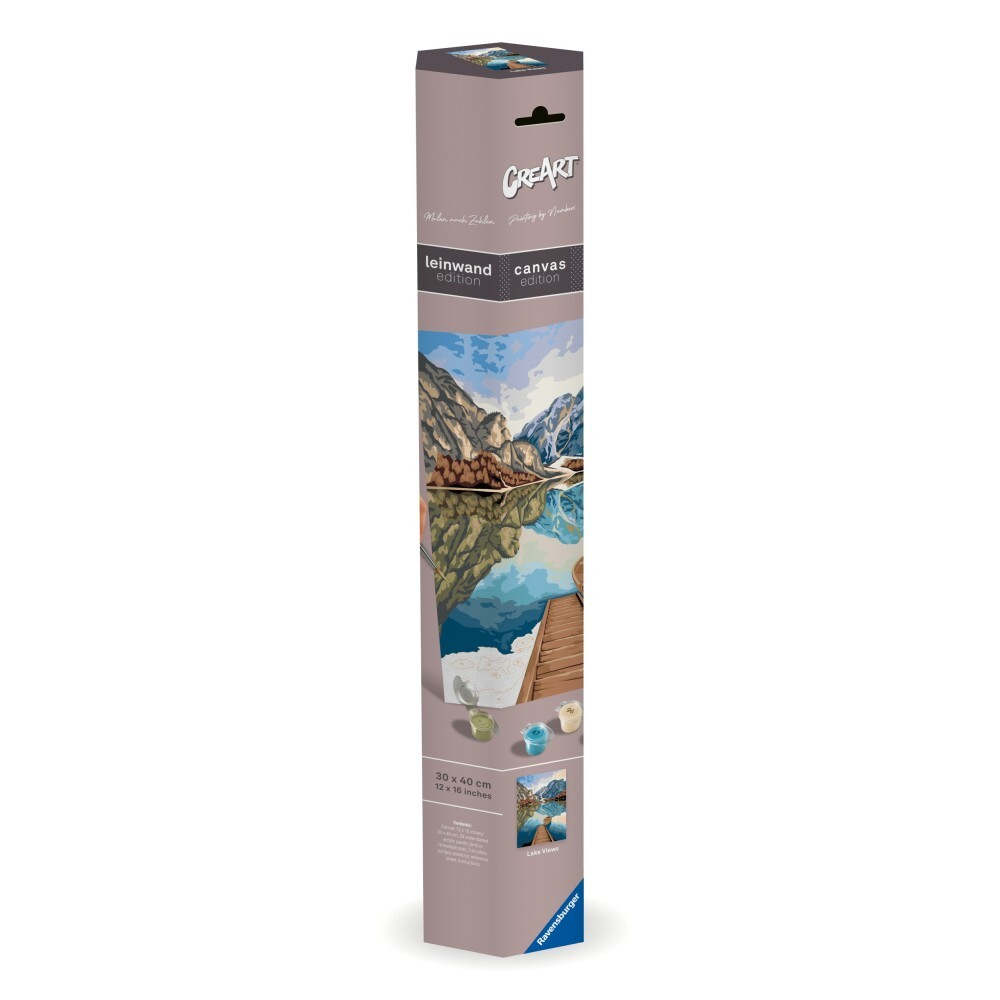 Ravensburger - CreArt на холсте Озеро Живопись по номерам 239092 / артикул   239092  / GTIN 4005556239092
