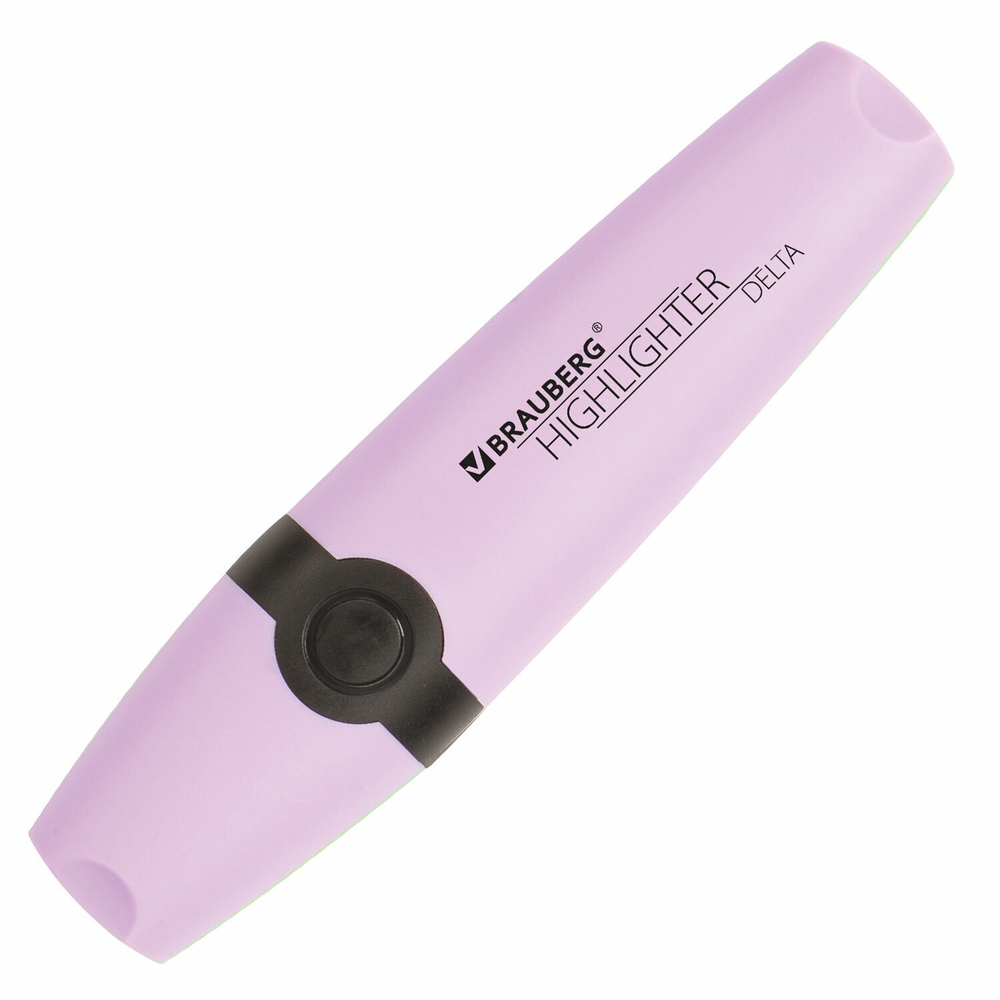 Текстовыделитель BRAUBERG "DELTA PASTEL" ЛАВАНДОВЫЙ линия 1-5 мм (24 штуки в упаковке)