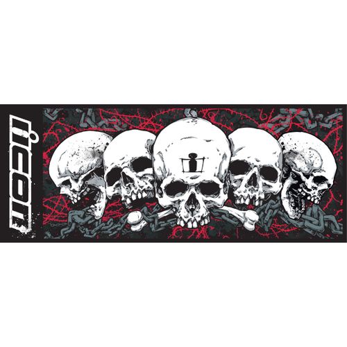 Scull Pit Mat / Черно-красный