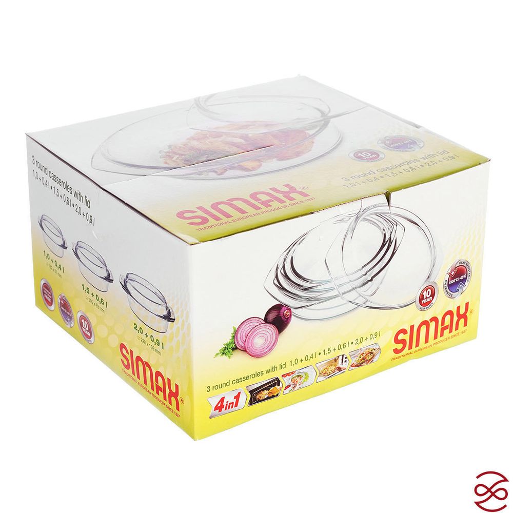 Набор кастрюль 3 предмета 1л,1.5 л, 2 л. Симакс
