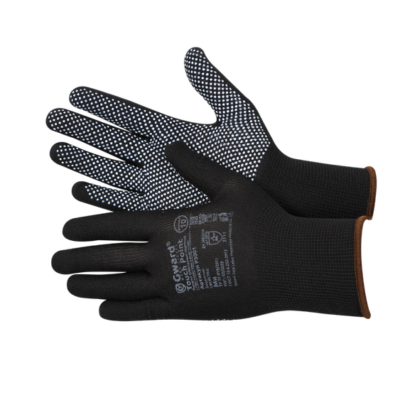 Перчатки Gward Touch Point нейлоновые с микроточечным покрытием