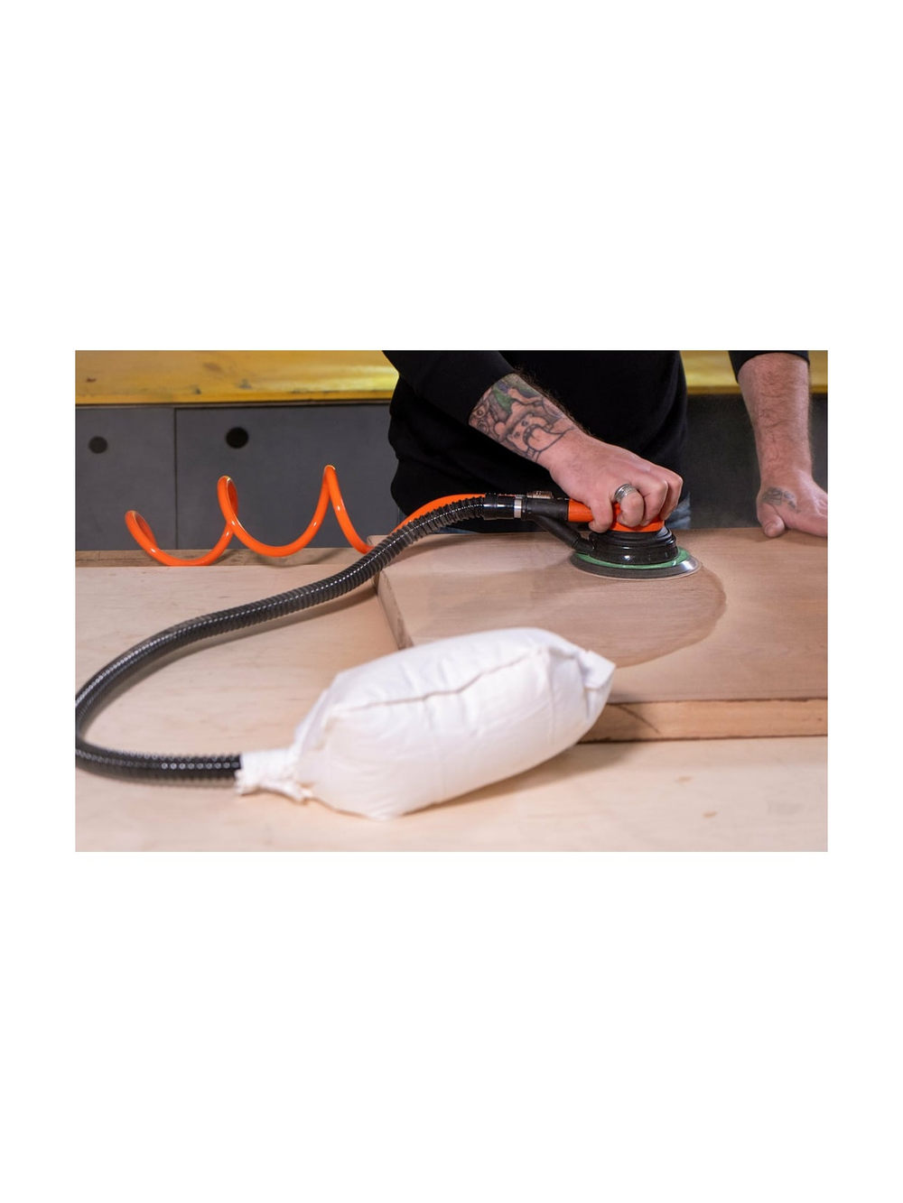 Орбитальная пневмошлифмашина (диск 150 мм; ампл. 4 мм; 11000 об/мин) Gigant OG150P