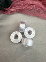 Нитки для оплетки проволоки, полиэстер, №16 Белый