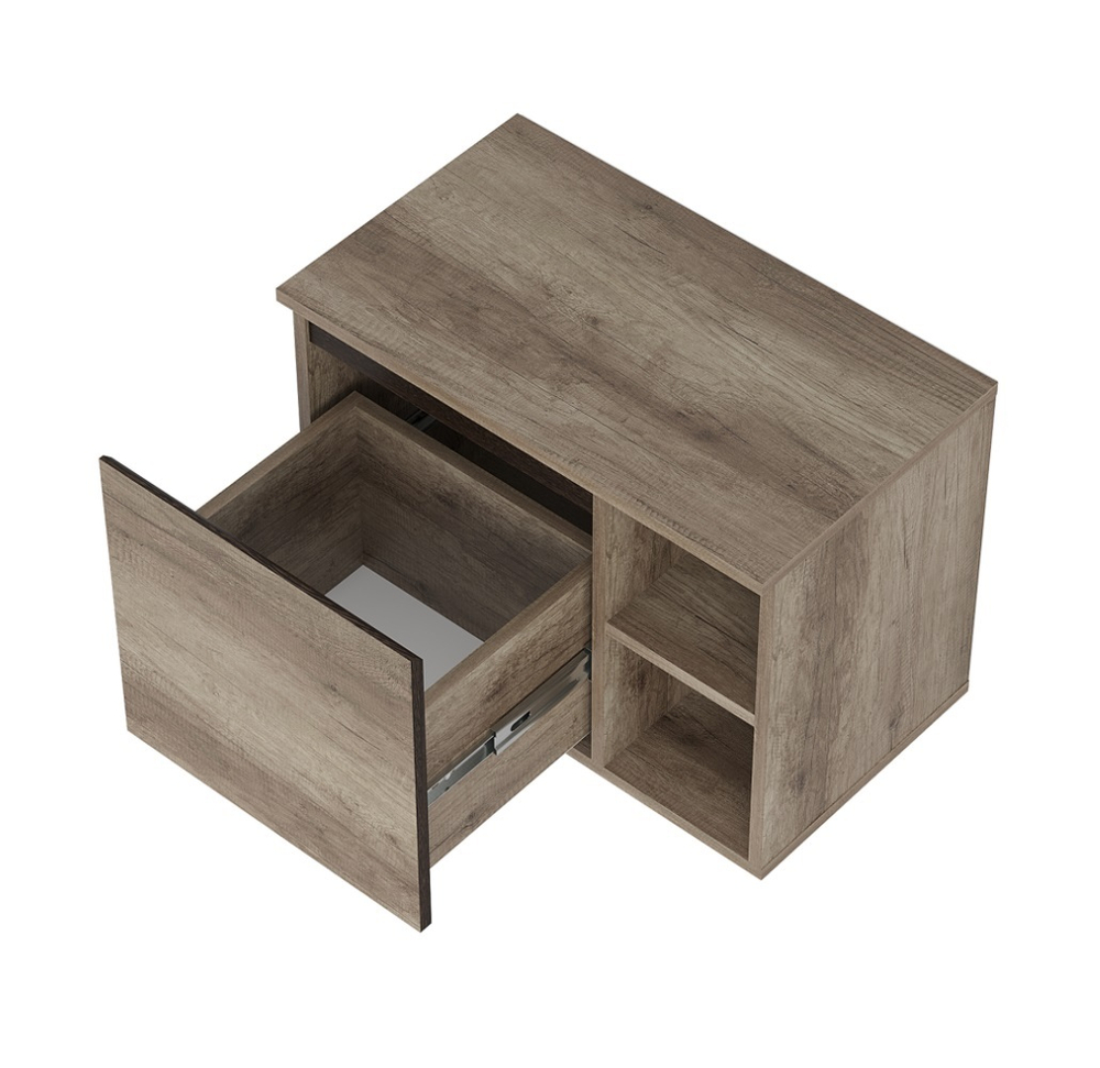 Тумба прикроватная ТБ-14 Энигма дуб каньон/венге