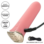 Нежно-розовый мини-вибромассажер 12см California Exotic Novelties Uncorked Rose SE-4370-10-3
