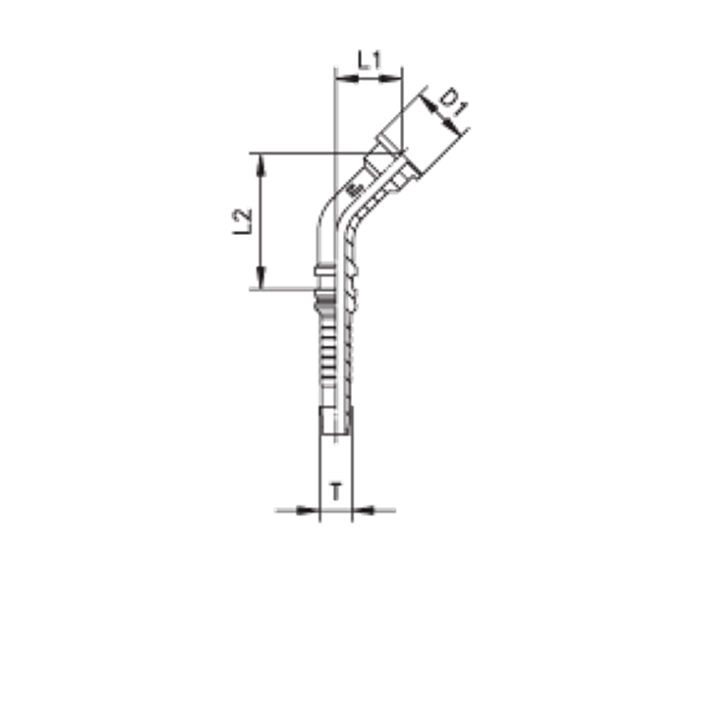 Фитинг DN 25 SFS 1 47.6 (45) Interlock