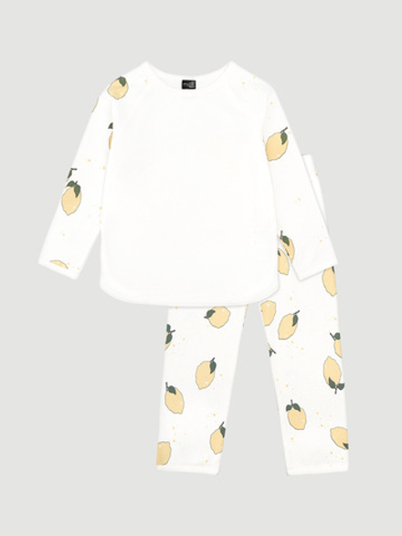 Пижама с рукавом реглан Mjölk Лимоны