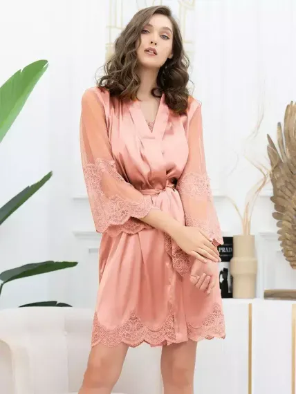 Халат женский MIA-Amore AURELIA 3893 чайная роза