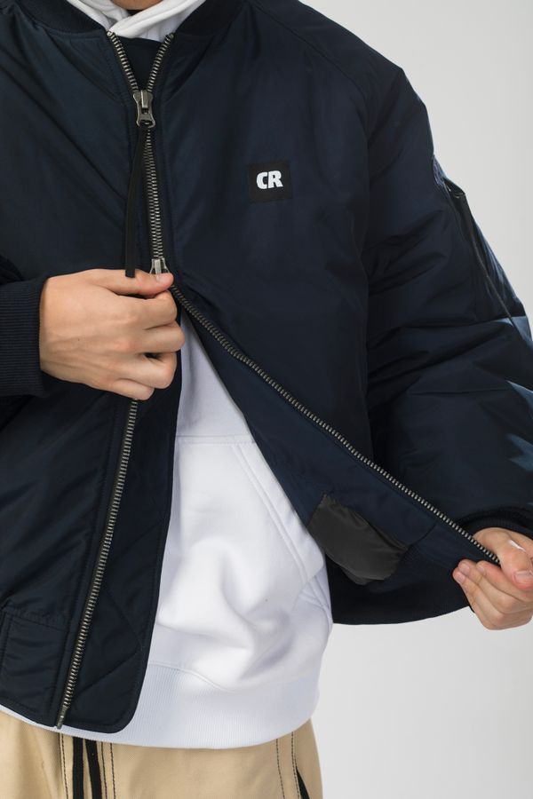 Бомбер Зимний Bomber Wide Navy - фото 6