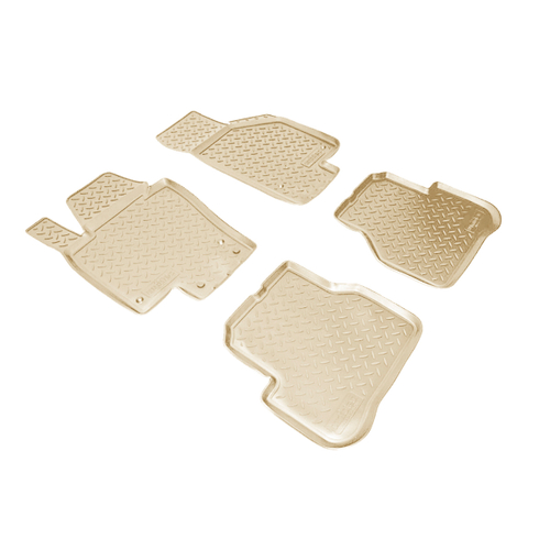 Ковры в салон Norplast/Unidec для Volkswagen Passat в кузове B7 (2011-2015), Бежевый, арт.NPL-Po-95-33-B