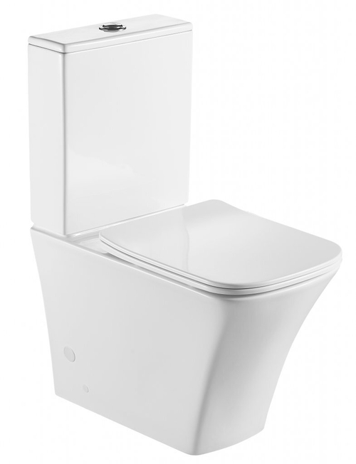 Унитаз-компакт BelBagno Marmi BB052CPR безободковый P-trap