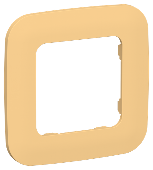 FLITE Рамка 1-местная РУ-1-А-ФлЗ золотарник IEK