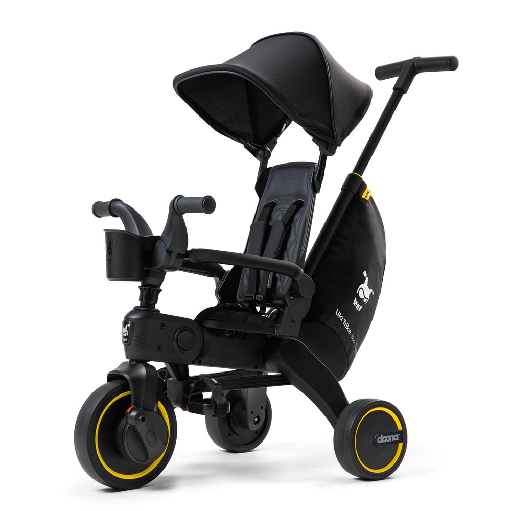 Детский складной трехколесный велосипед Doona Liki Trike S5, Limited Edition - Midnight