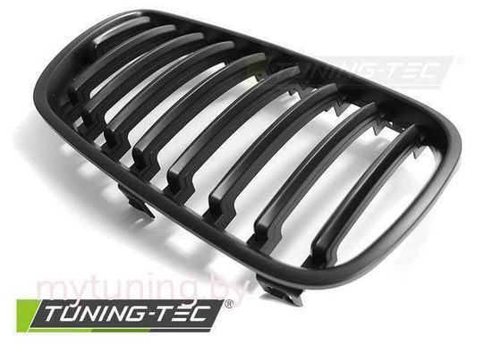 Решетка (ноздри) радиатора MATT BLACK для BMW X3 E83