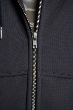 Худи Called a Garment Stamp Heavy Cotton Zip Hoodie "Charcoal Blue"