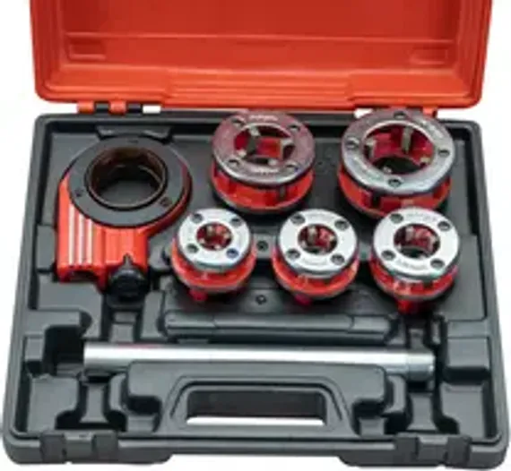 Клупп ручной Ravic RV-362 с набором головок, 1/4″-1 1/4″, 6 шт.