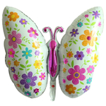 Шар Фольгированный Бабочка цветочная (Ассорти)