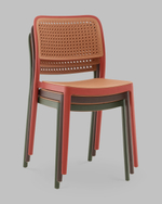 Стул Yona пластиковый зелёный