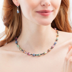 Колье Coeur de Lion Multi-Pastell-Silver 4413/10-1580