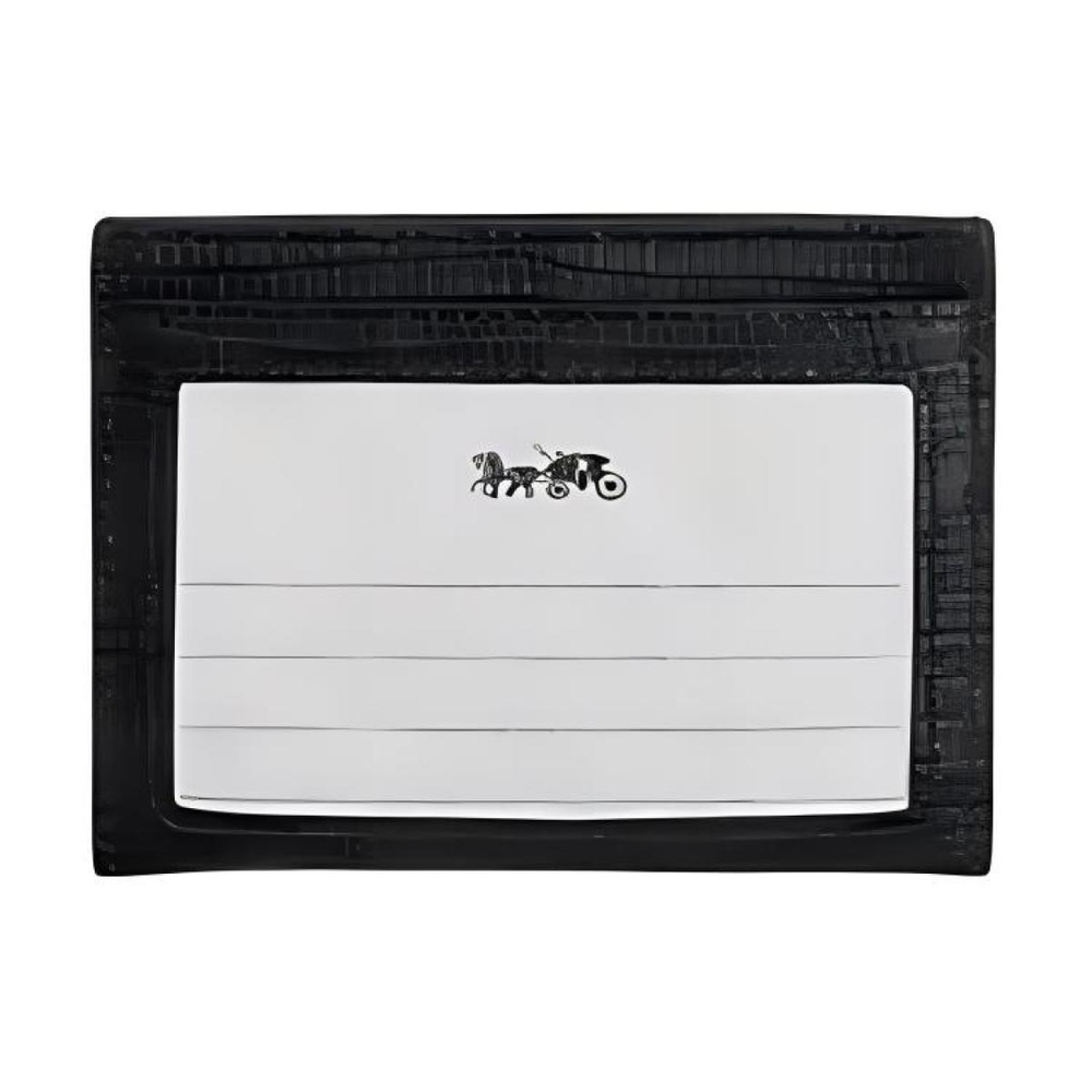 Картхолдеры и кошельки COACH Card Case Slim 10 Logo, CR844-SVBK
