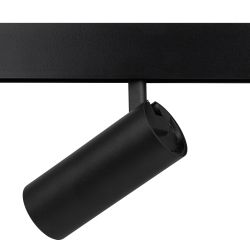 Магнитный трековый светильник ЭРА TRM20-6-15W4K BK светодиодный 15Вт 4000К черный для системы NOVA | Магнитные трековые светильники