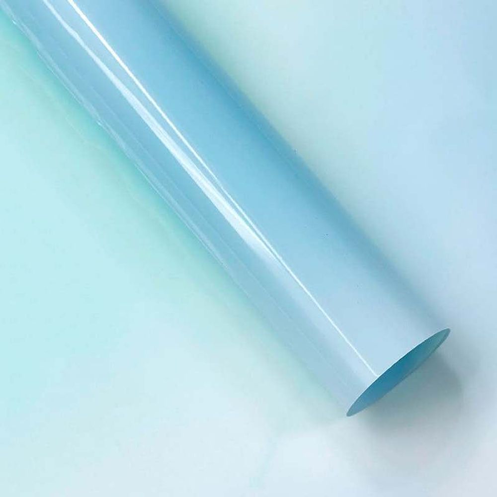 Пленка лак &quot;Перелив цвета&quot; 58см*10м НЕБЕСНЫЙ