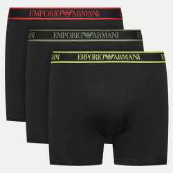 Набор мужских трусов боксеров 3в1 черные Emporio Armani 111473_4F717 21320