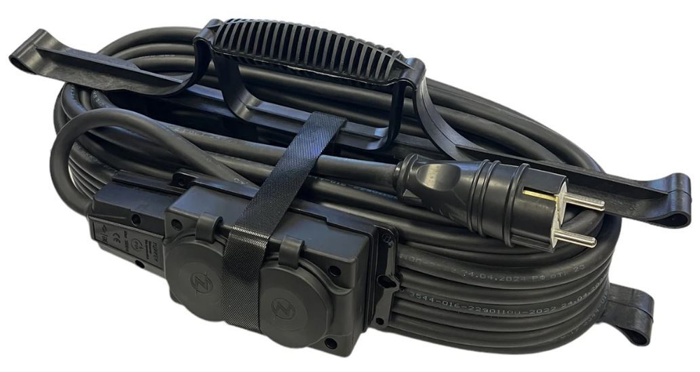 Удлинитель силовой iTOK i-CONNECT-COLOR-SUR-PVS-310-2-54-50-BLACK