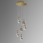 Подвесной светильник MT9176-6H titanium gold