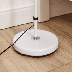 ULM-T600 2х6W-4500K-DIM WHITE Торшер напольный светодиодный. 2х6W. Сенсорный выключатель. Диммер. Белый. ТМ Uniel