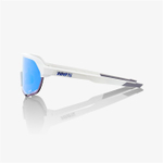 Очки спортивные 100% S2 Matte White / HIPER Blue Multilayer Mirror Lens (61003-407-01)