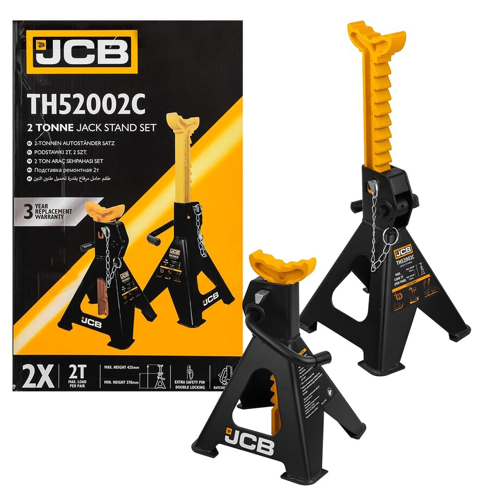 Подставка ремонтная 2т (h min 278mm, h max 425mm), к-т 2шт JCB JCB-TH52002C