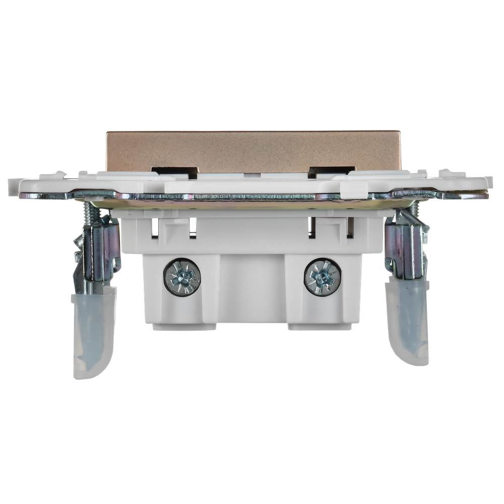 SKANDY Розетка без заземления с защитными шторками 10А SK-R01Sa песочный IEK