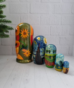 Матрёшка 5м 18см "Ван Гог" портретная