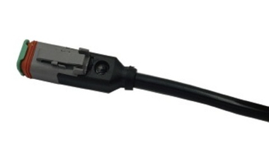 Штекер водонепроницаемый для дискретного клапана, с индикацией, горизонтальный, тип 2P DT06, с кабелем