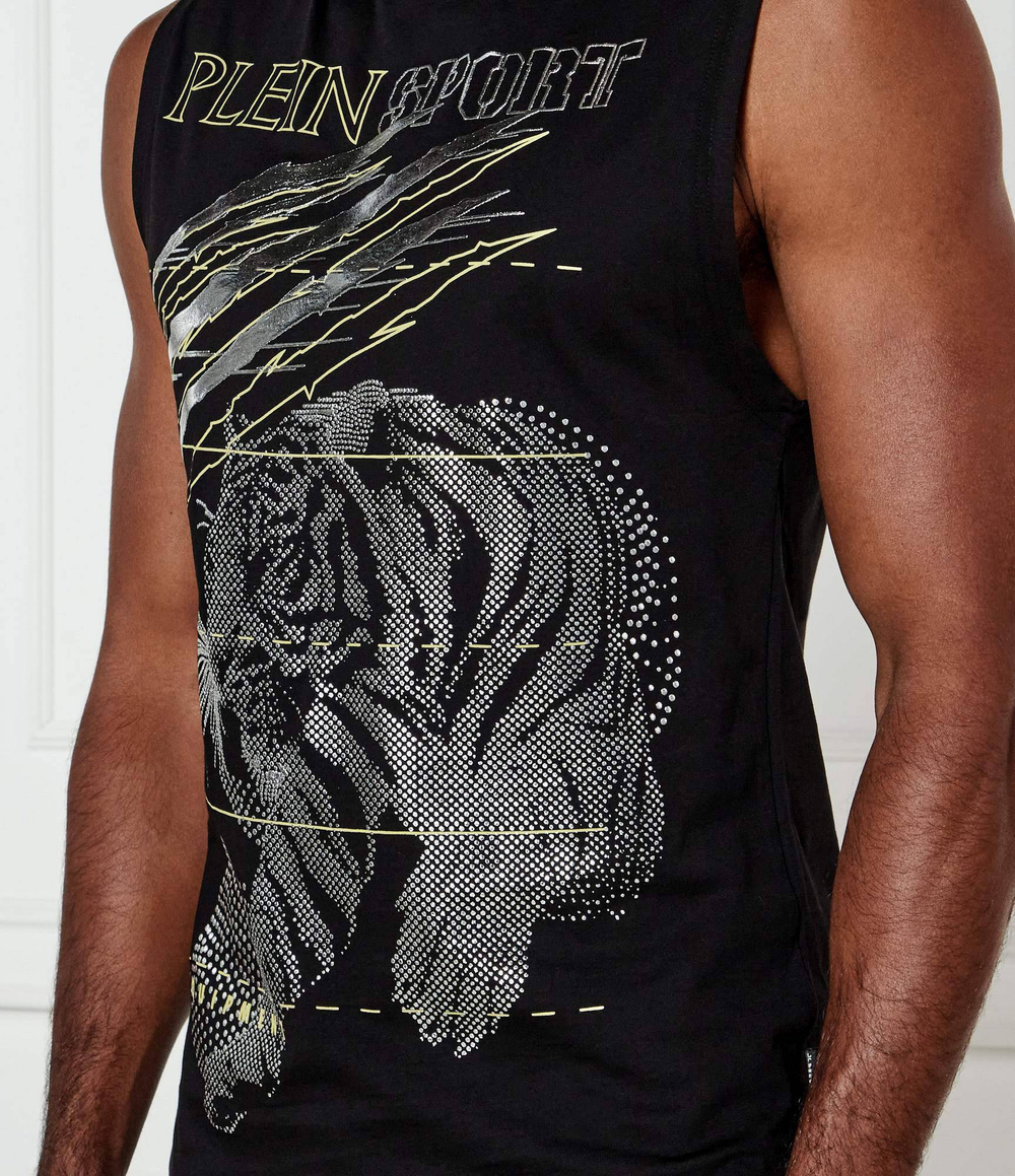 Майка Lamina Tiger Plein Sport - черный(MTK8007 STE001N)