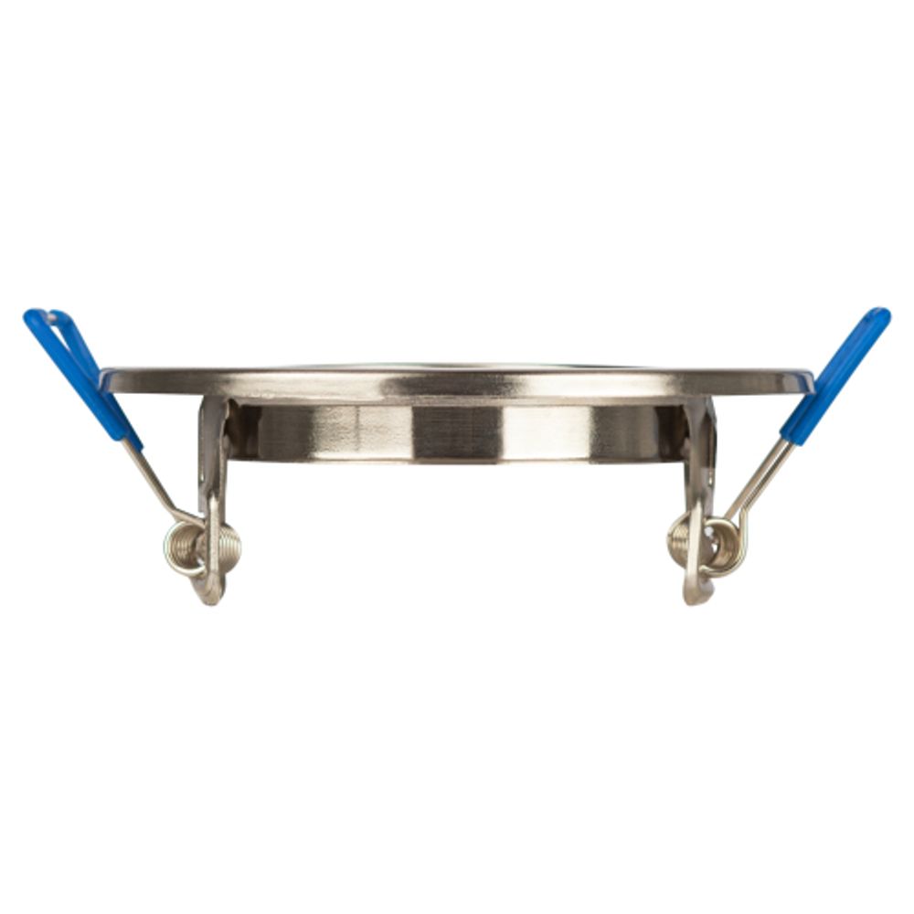 Светильник встраиваемый штампованный ЭРА ST2A SN под лампу MR16 GU5.3 поворотный сатин никель | Штампованные встраиваемые светильники