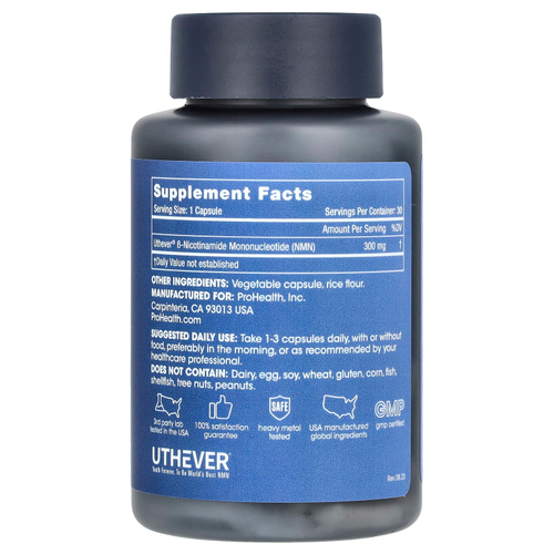 ProHealth Longevity, NMN Pro ™ 300, 300 мг, 30 капсул