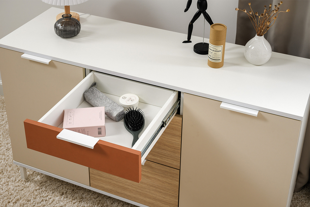 Комод Марвэл 16.234.02, Белый, Сатин, Плэйн, Безмолвная пустыня