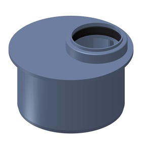 Переход эксцентрический короткий для внутренней канализации TECE Poloplast 110 х 50