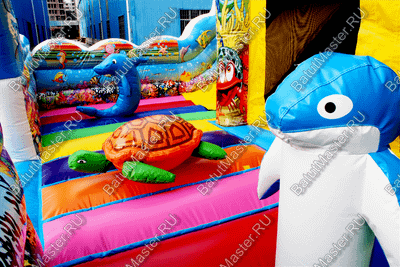 Коммерческий надувной батут "Немо" 8*7*6 м
