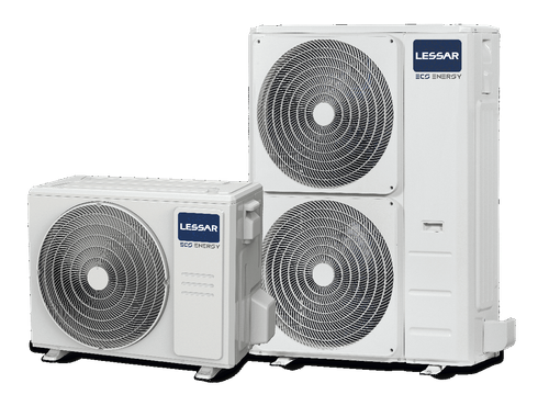 Инверторная компактная кассетная сплит-система LESSAR LS-HE12BCWE2/LU-HE12UWE2/LZ-B4CUB
