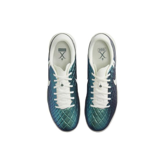 NIKE Tiempo Legend 10-футовые ботинки Низкие Сине-белые мужские