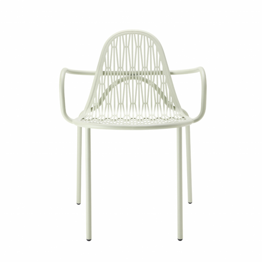 Кресло металлическое Scab Design Malvasia, зеленый шалфей